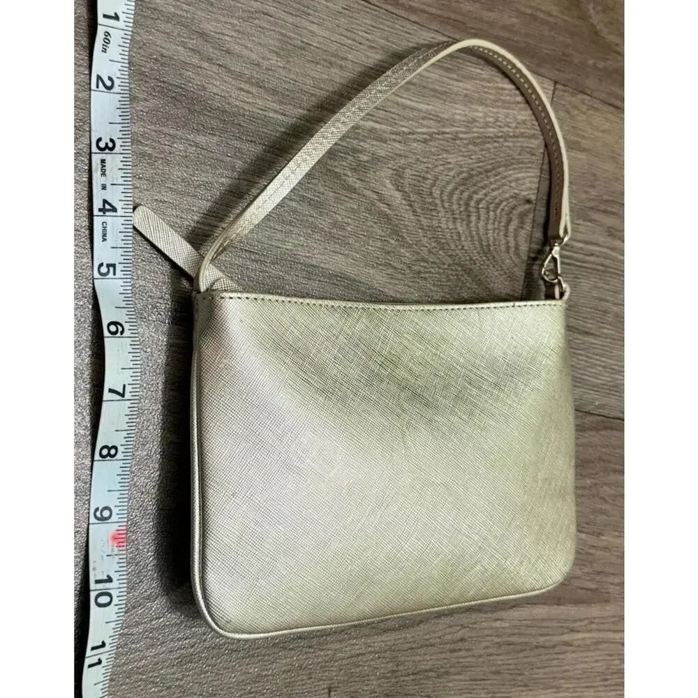 Kate Spade Metallic Gold Wristlet/Clutch - Picture 4 of 7